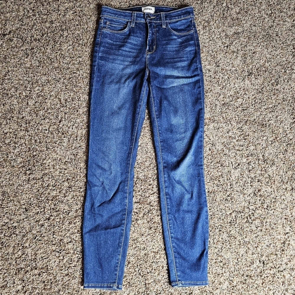 L'AGENCE Size 26 Margot High Rise Skinny Jeans - Picture 4 of 7
